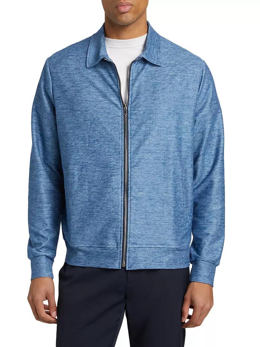 Slim-Fit Herrington Cotton & Linen-Blend Jacket Product Image