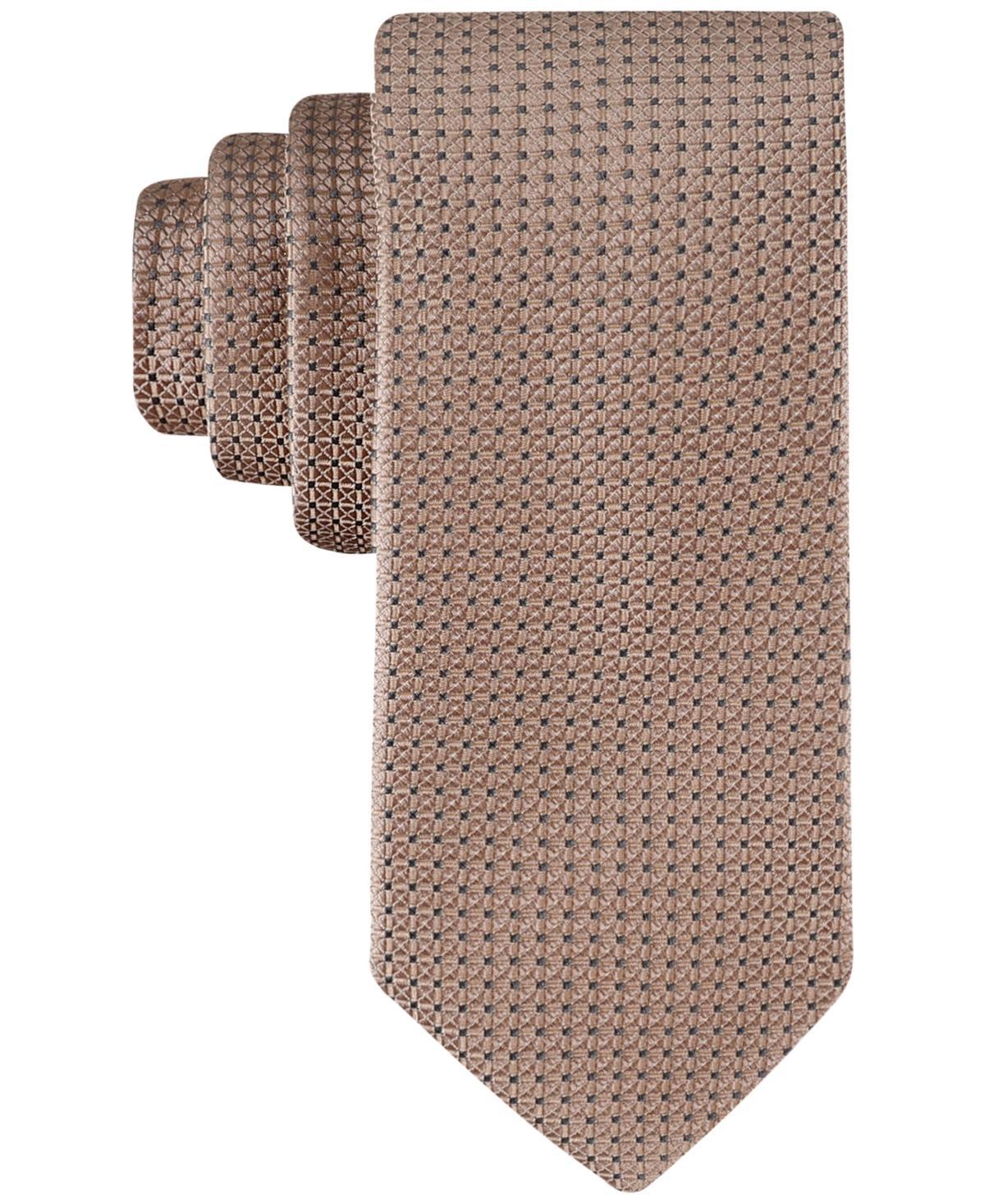 Calvin Klein Mens Sabrina Micro-Grid Tie Product Image