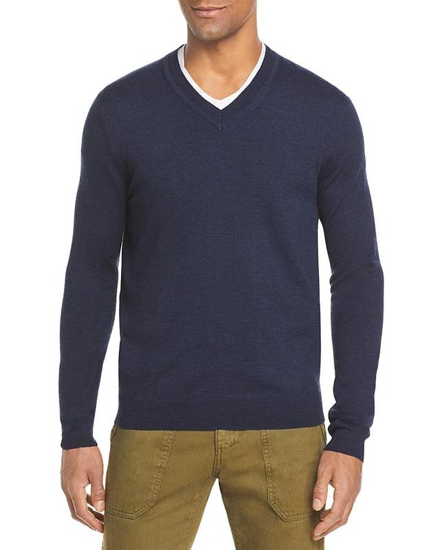 The Mens Store at Bloomingdales V-Neck Merino Sweater - Exclusive Product Image