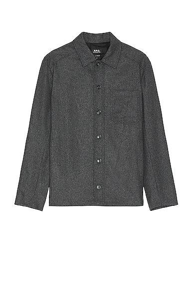 A.P.C. Jasper Jacket Grey. (also in L). Product Image