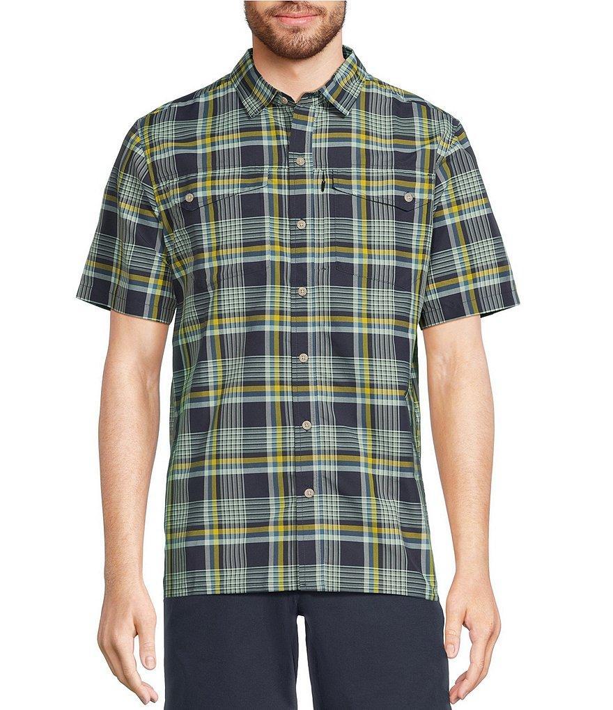 L.L.Bean SunSmart® Cool Weave Short Sleeve Plaid Shirt Product Image