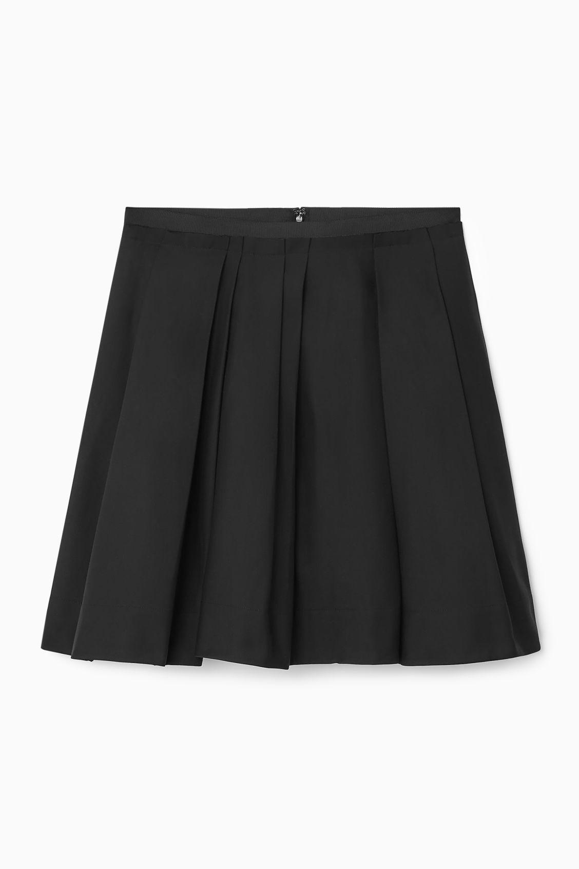 DECONSTRUCTED PLEATED MINI SKIRT Product Image