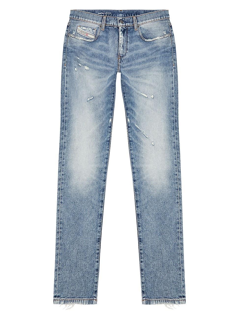 Mens Strukt Slim-Fit Straight-Leg Jeans Product Image