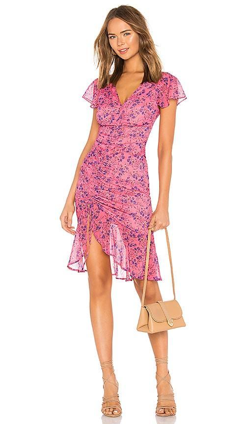 MAJORELLE Elaine Midi Dress Size M, XL, XS, XXS. Product Image