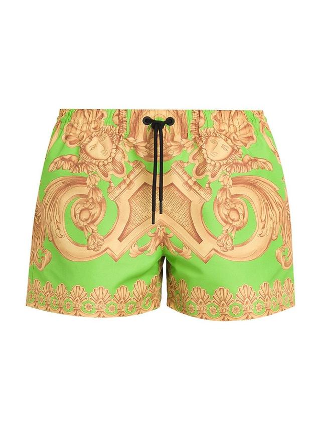 Mens Barocco Print Swim Shorts Product Image