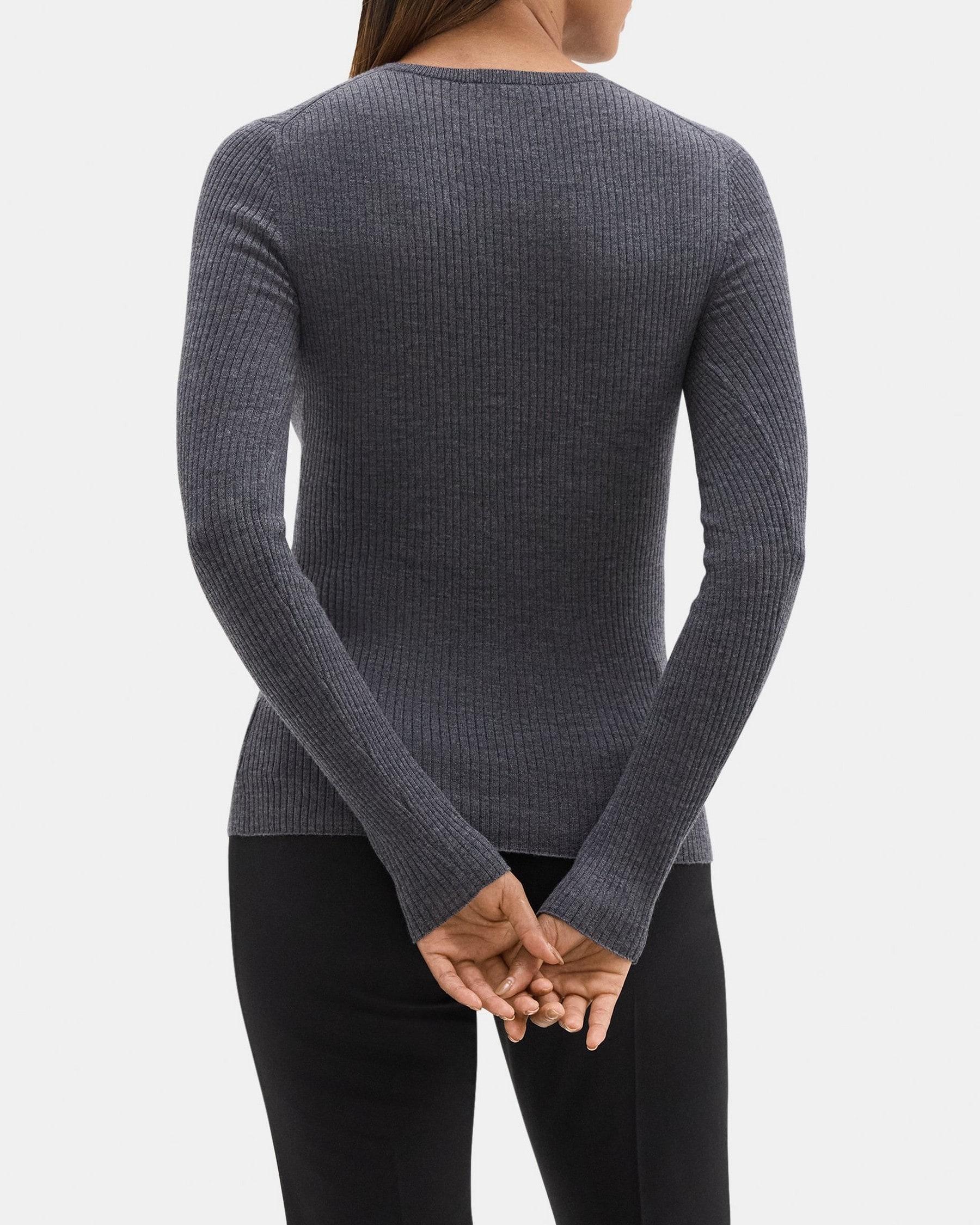 Slim-Fit Sweater in Fine Merino Wool Product Image