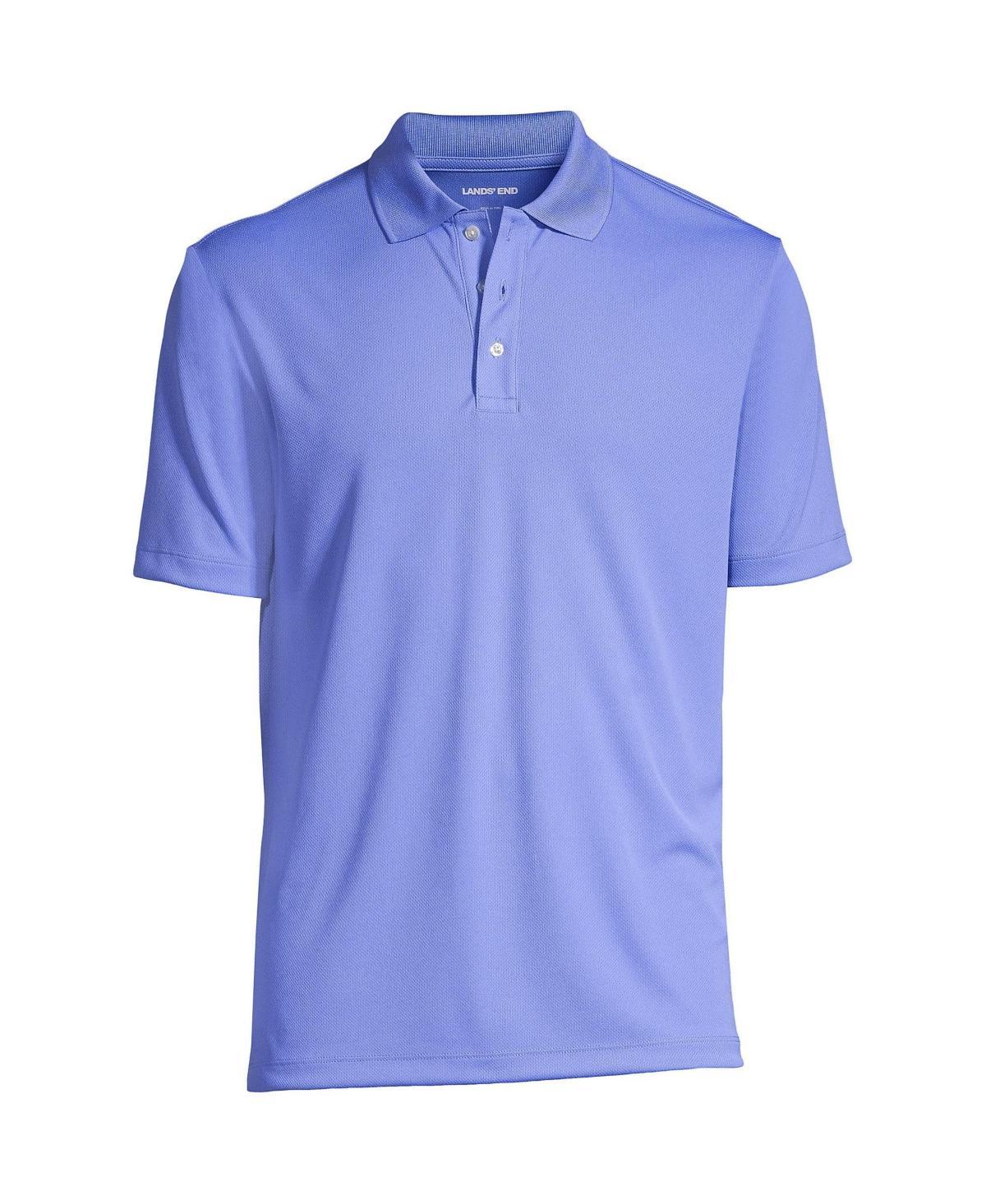 Lands End Mens Short Sleeve Solid Active Polo Shirt Product Image