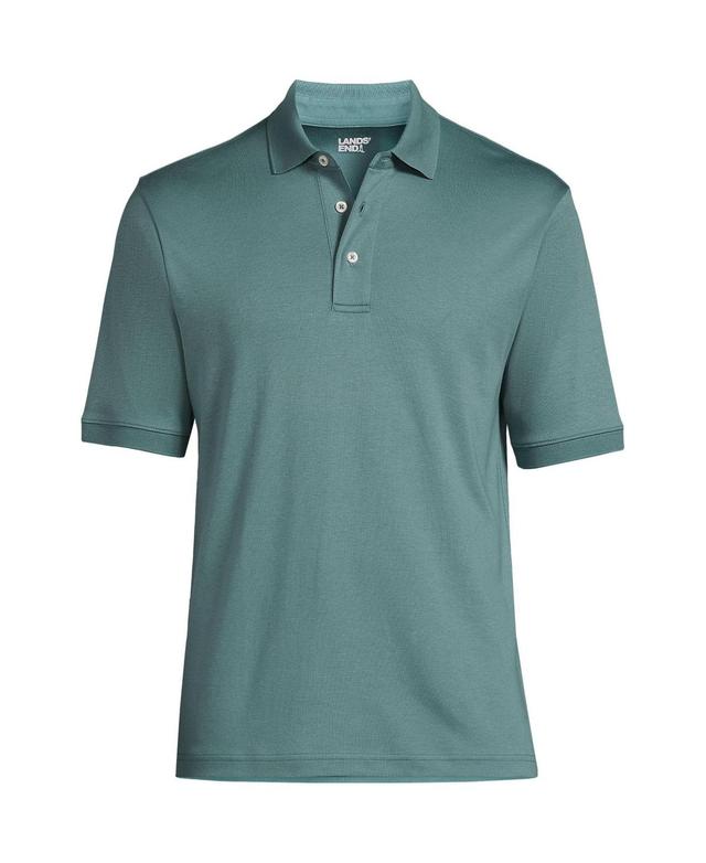 Mens Lands End Super Soft Supima Polo Rich Red Product Image