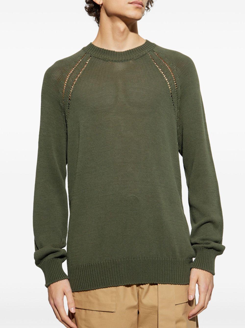 fine-knit cotton jumper Product Image