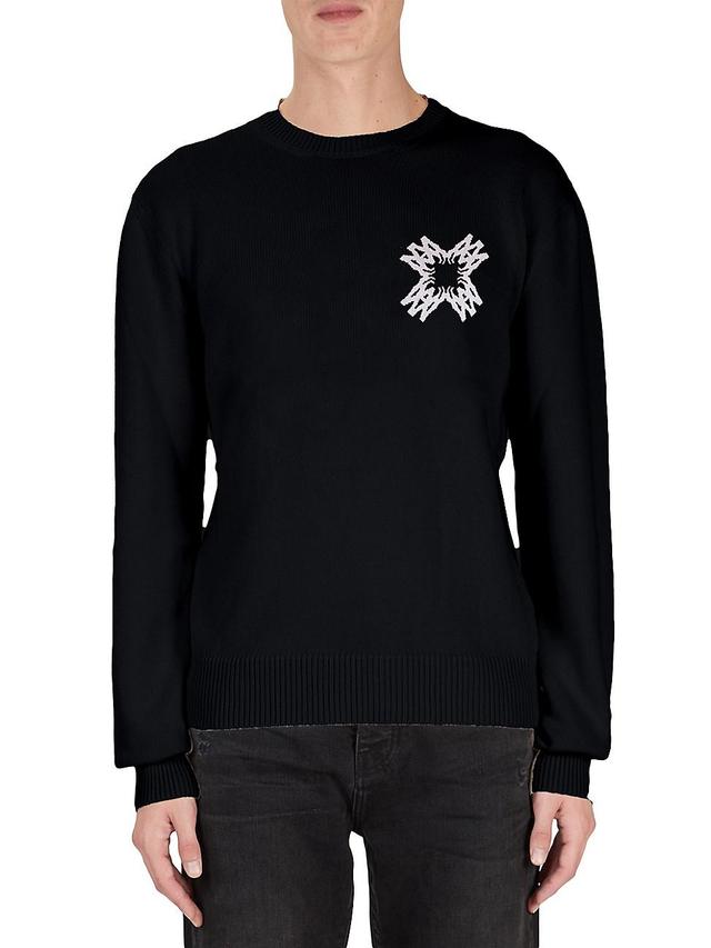 Mens MA Quad Wool Crewneck Sweater Product Image