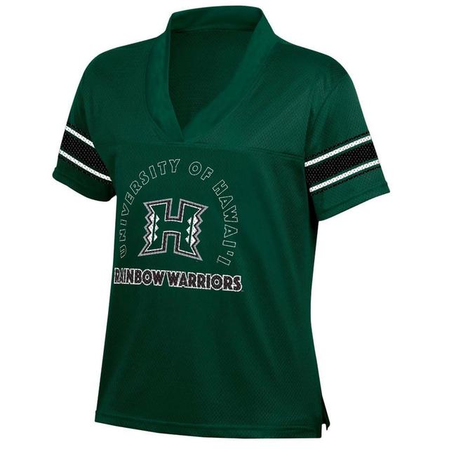 NCAA Hawaii Rainbow Warriors Womens Mesh Jersey T-Shirt Product Image