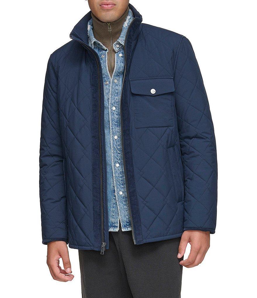 Andrew Marc Sport Amberg Corduroy Contrast Barn Jacket Product Image