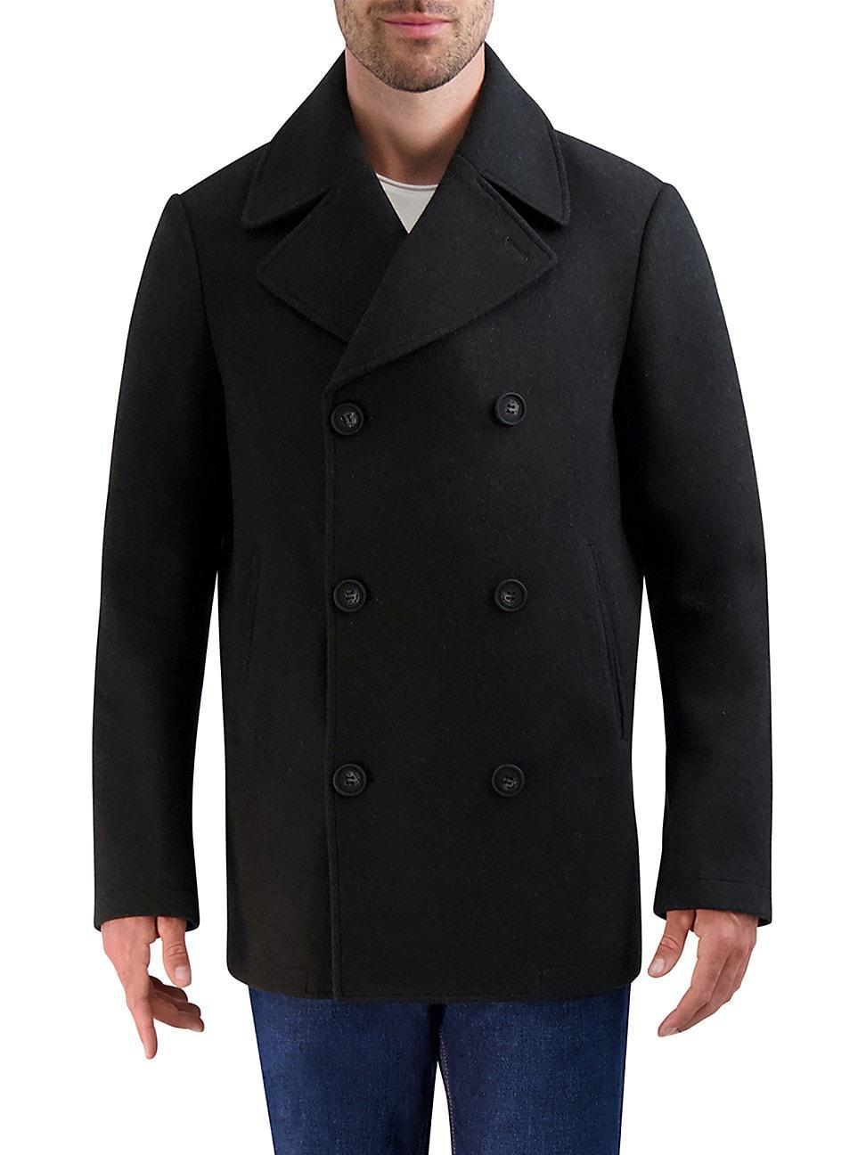 Cole Haan Double Breasted Peacoat Product Image