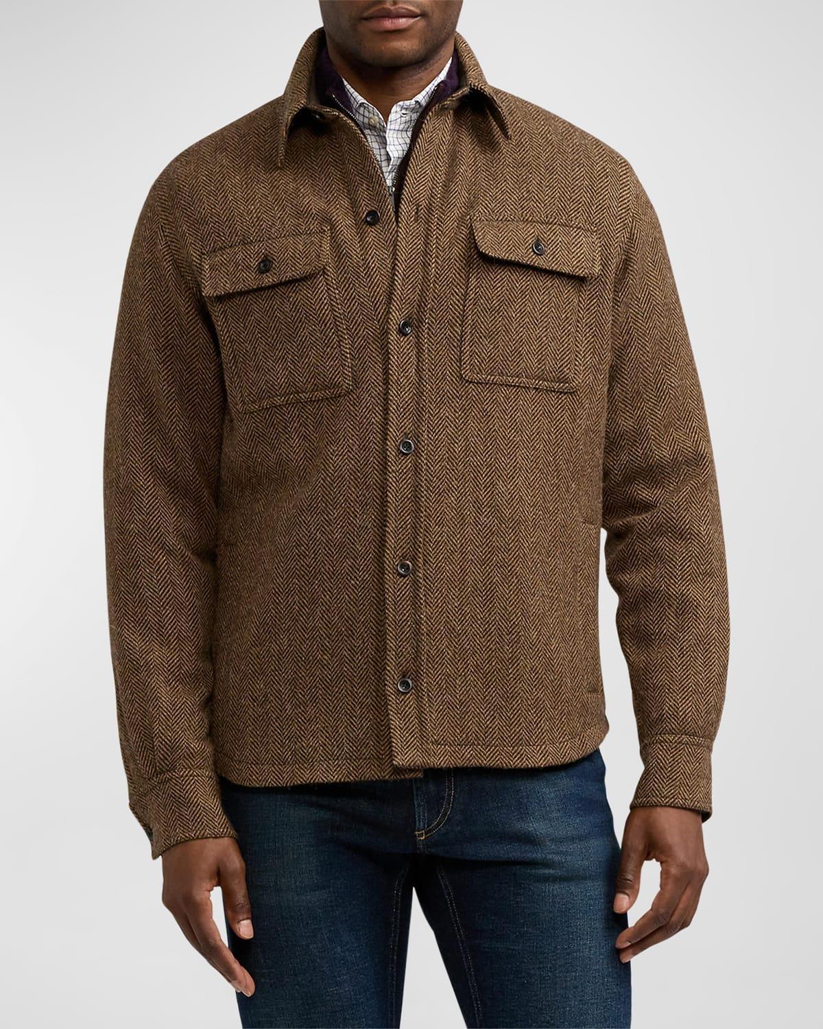 Mens Wool-Cashmere Overshirt Product Image