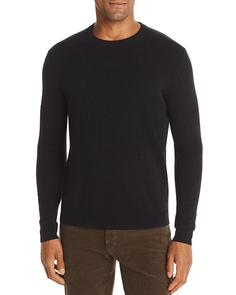 The Mens Store at Bloomingdales Coal Cashmere Crewneck Sweater - Exclusive Product Image