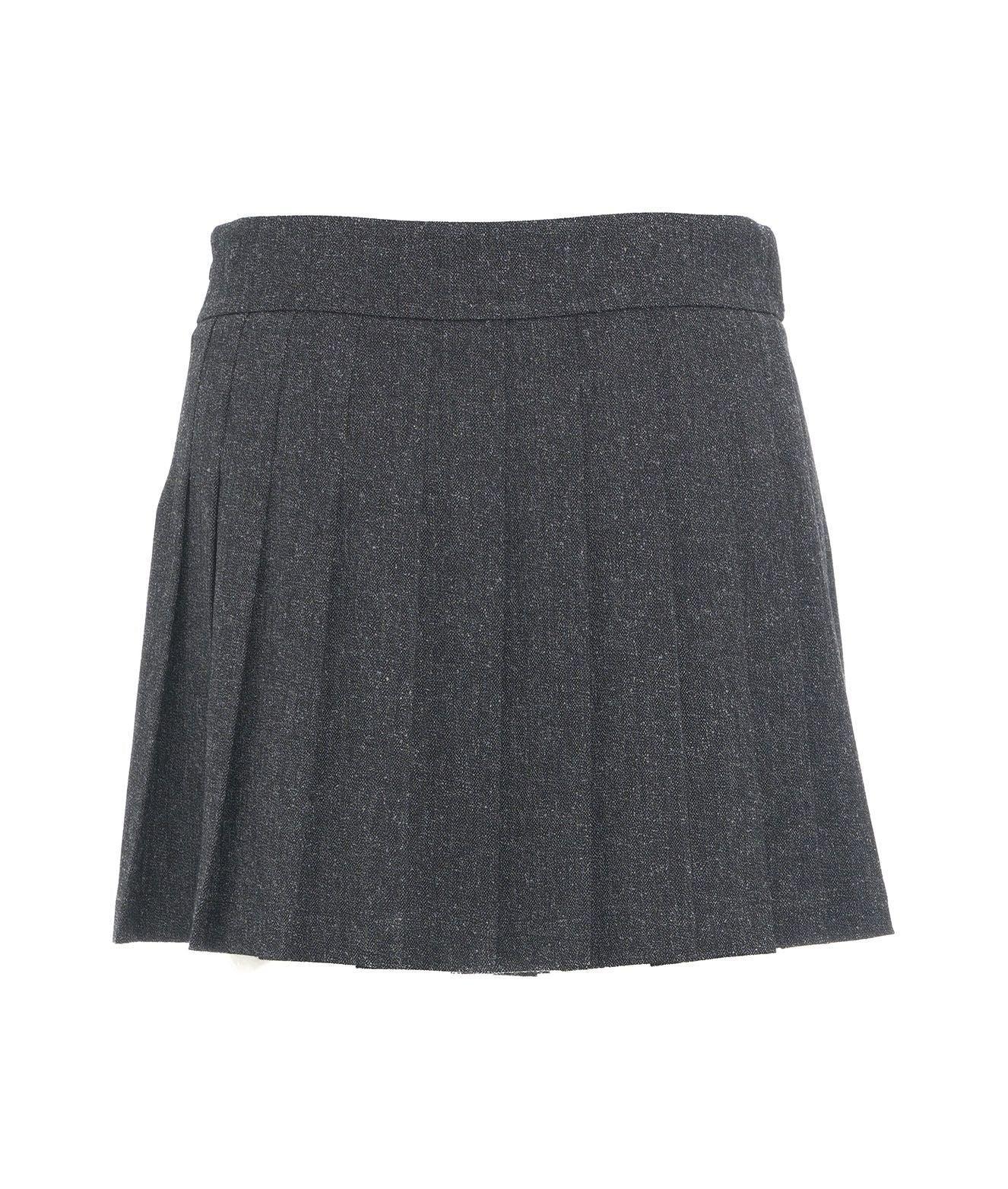 Pleated mini skirt product image