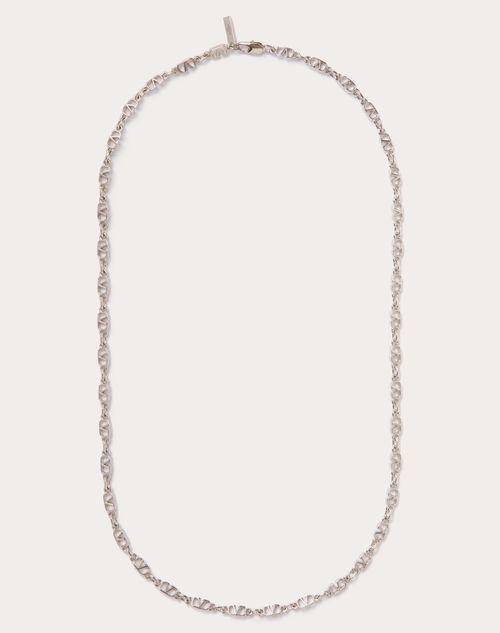 VLOGO SIGNATURE METAL NECKLACE  Product Image