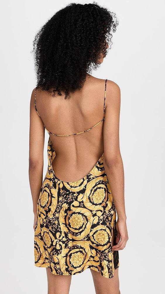 Versace Twill Silk Slip Dress | Shopbop Product Image