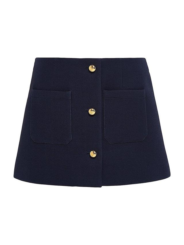 Womens Tricotine Miniskirt Product Image