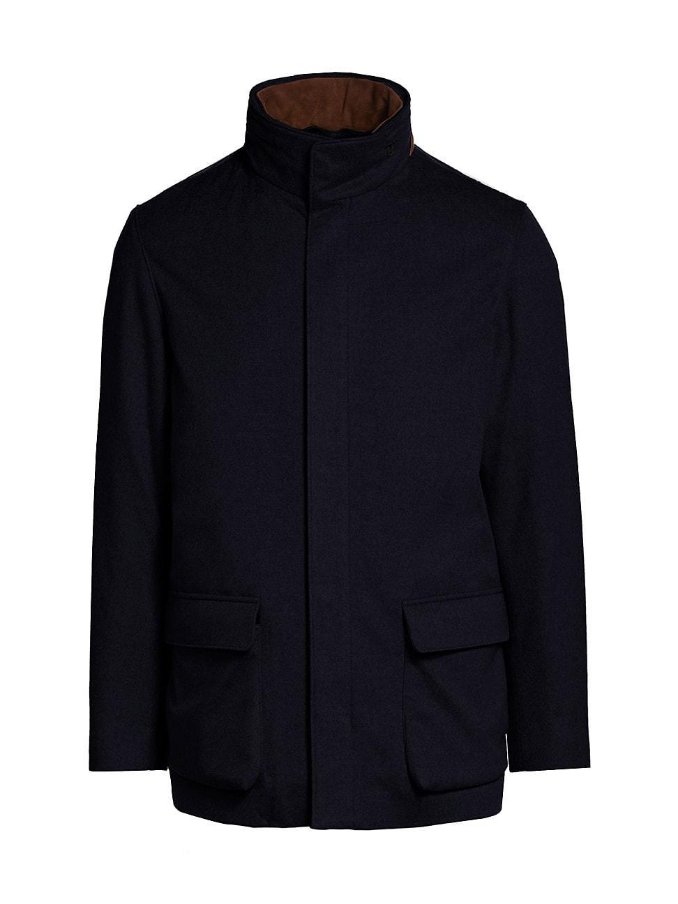 Mens Winter Voyager Cashmere Overcoat Product Image