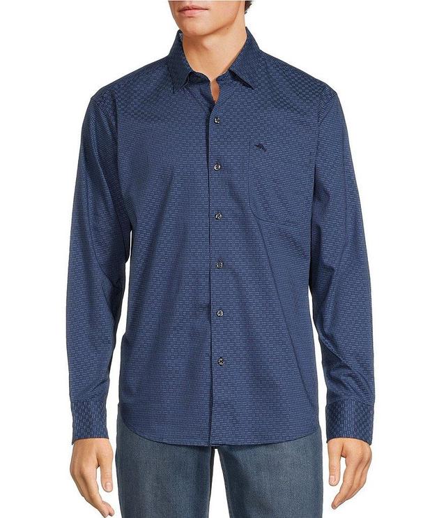 Tommy Bahama Sarasota Stretch Ventura Stripe Long Sleeve Woven Shirt Product Image