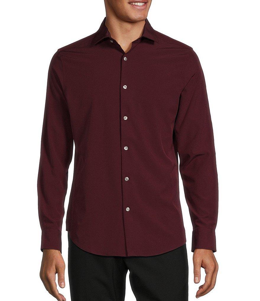 Murano Slim-Fit Performance Stretch Long Sleeve Woven Shirt Product Image