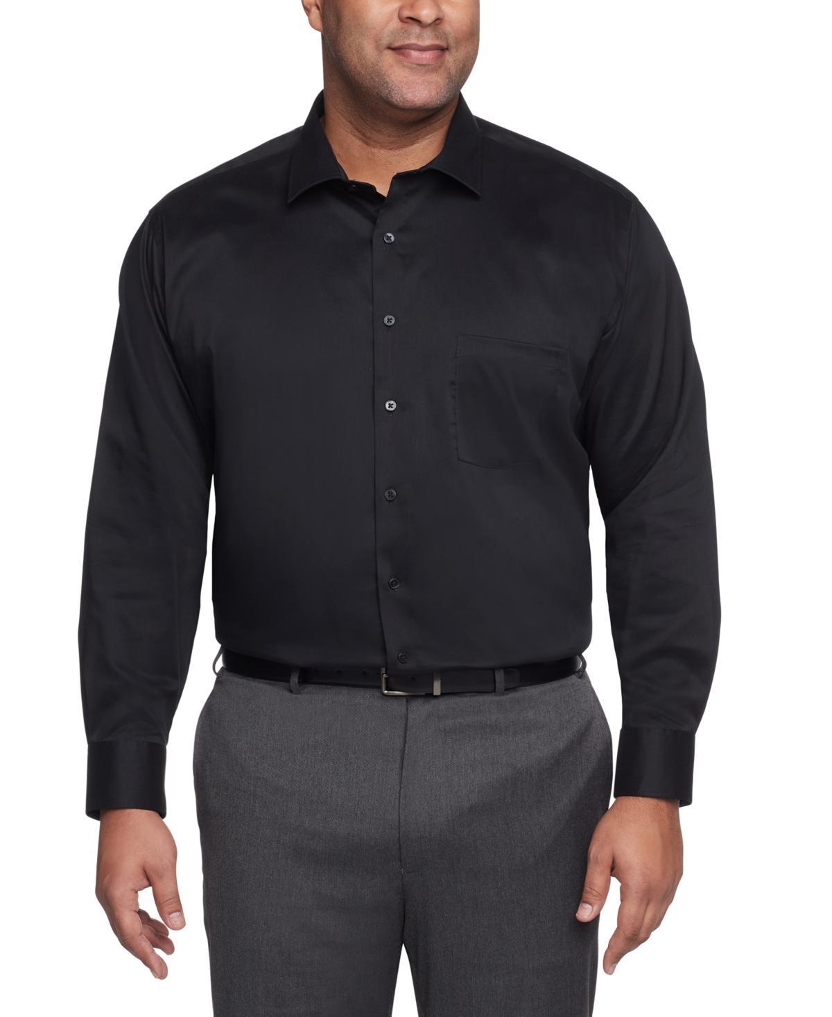 Van Heusen Mens Big & Tall Solid Dress Shirt Product Image