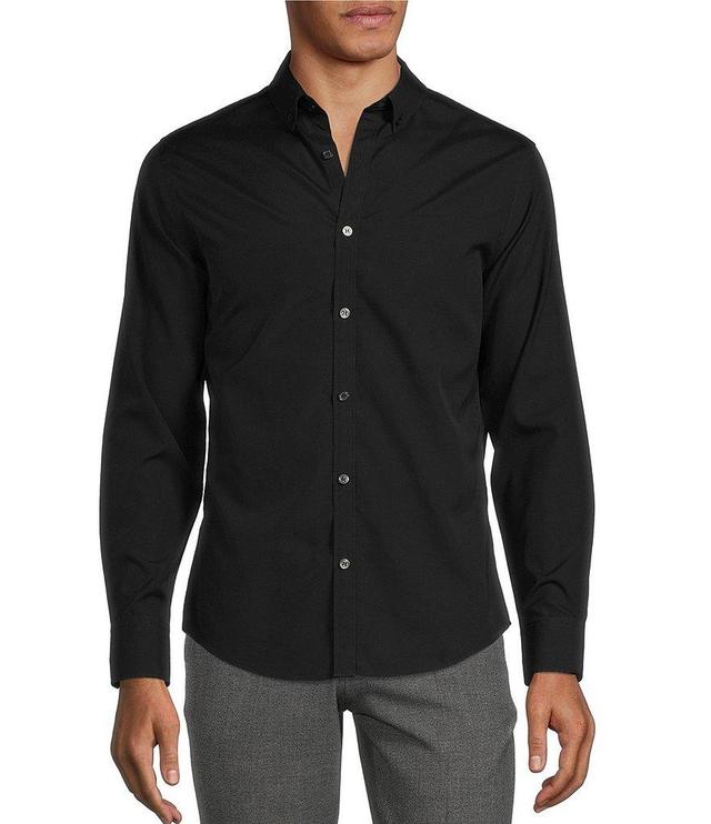 Murano Collezione Collection Slim-Fit Non-Iron Solid Long-Sleeve Woven Shirt Product Image