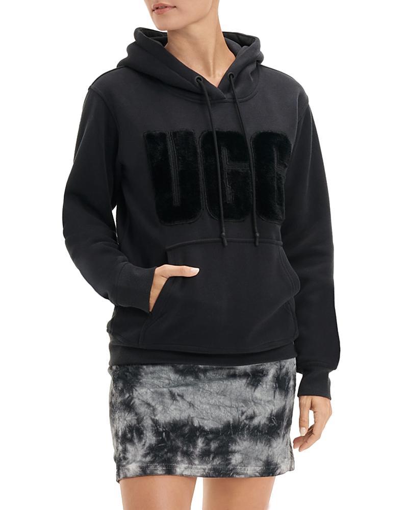 Ugg Rey Fuzzy Logo Hoodie Product Image