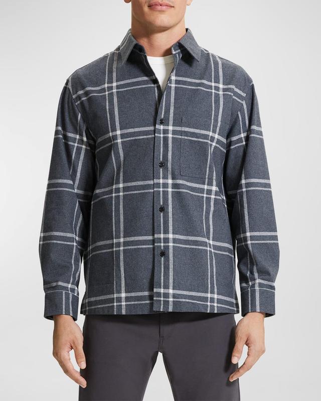 Theory Clyfford Warren Windowpane Shirt Jacket Product Image