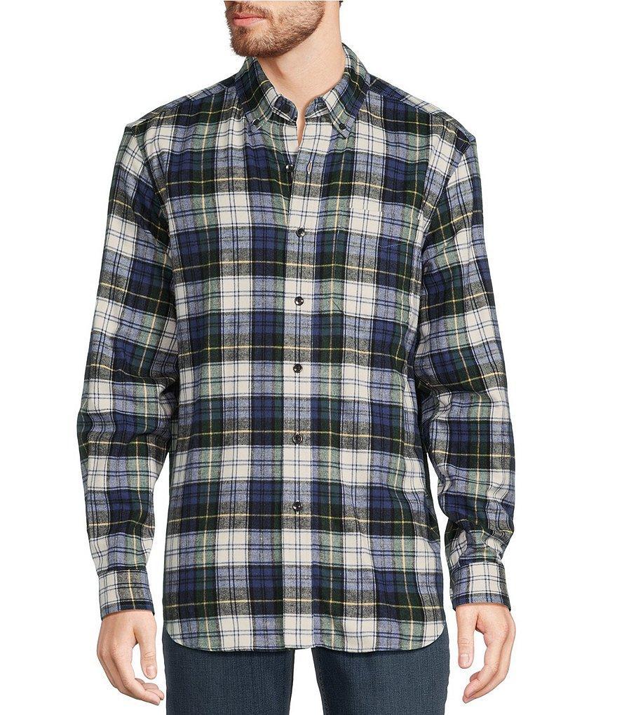 L.L.Bean Scotch Medium Plaid Portuguese Flannel Long Sleeve Woven Shirt Product Image