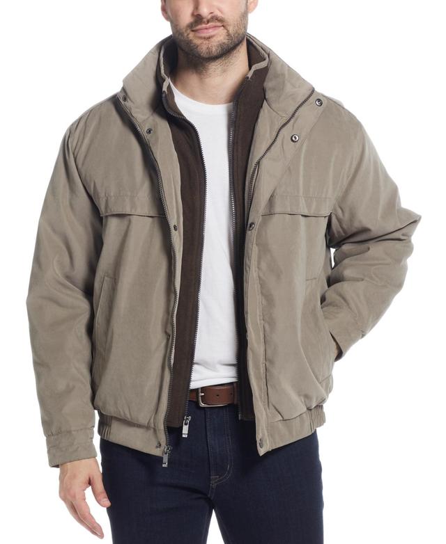 Weatherproof Mens Microfiber Poly Filled Bomber Jacket Product Image