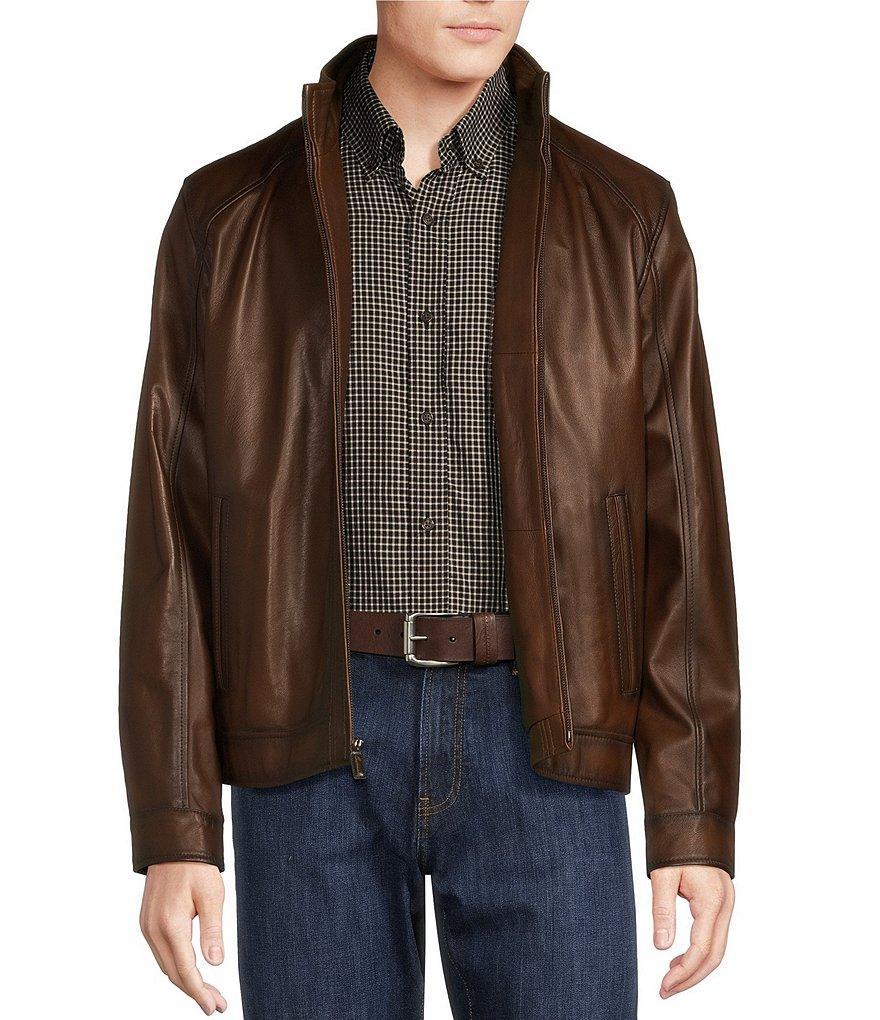 Cremieux Lamb Hipster Leather Jacket Product Image