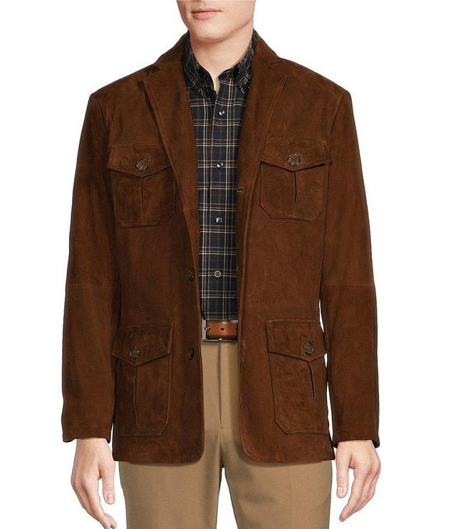 Daniel Cremieux Signature Label Solid Suede Field Jacket Product Image