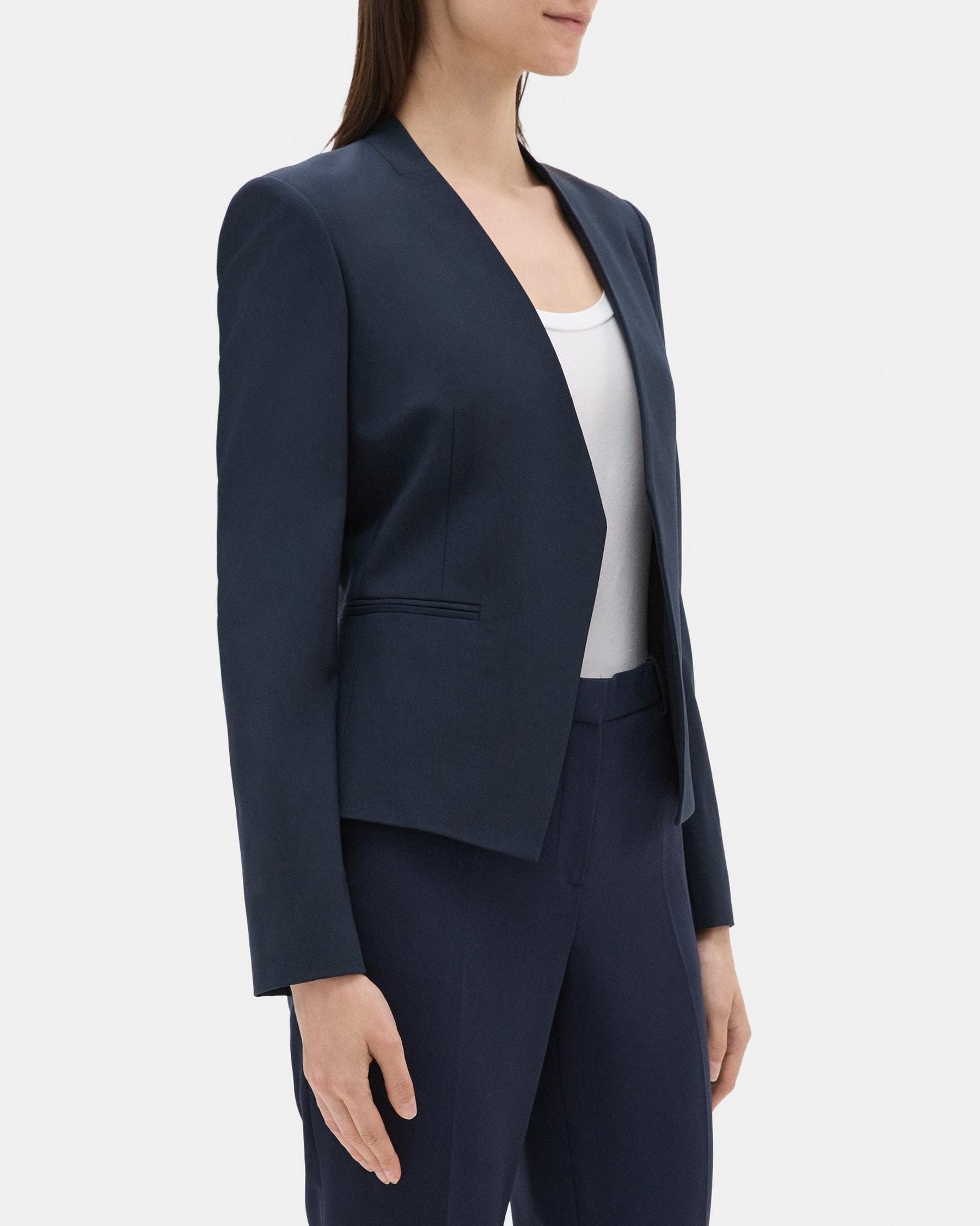 Open Blazer In Sevona Stretch Wool Product Image