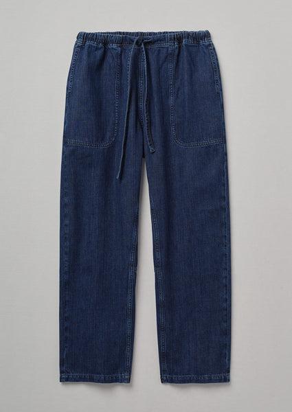 Suki Panelled Denim Pants | Indigo Product Image