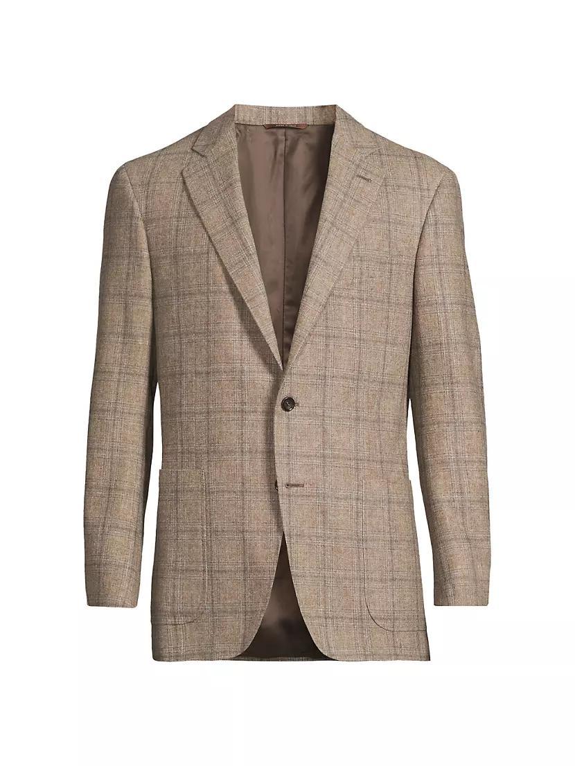 Kei Plaid Wool-Cashmere Sportcoat Product Image