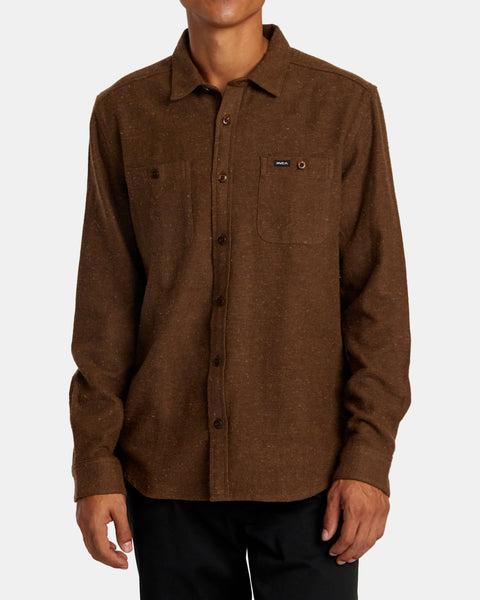 Harvest Neps Flannel Shirt - Bombay Brown Product Image