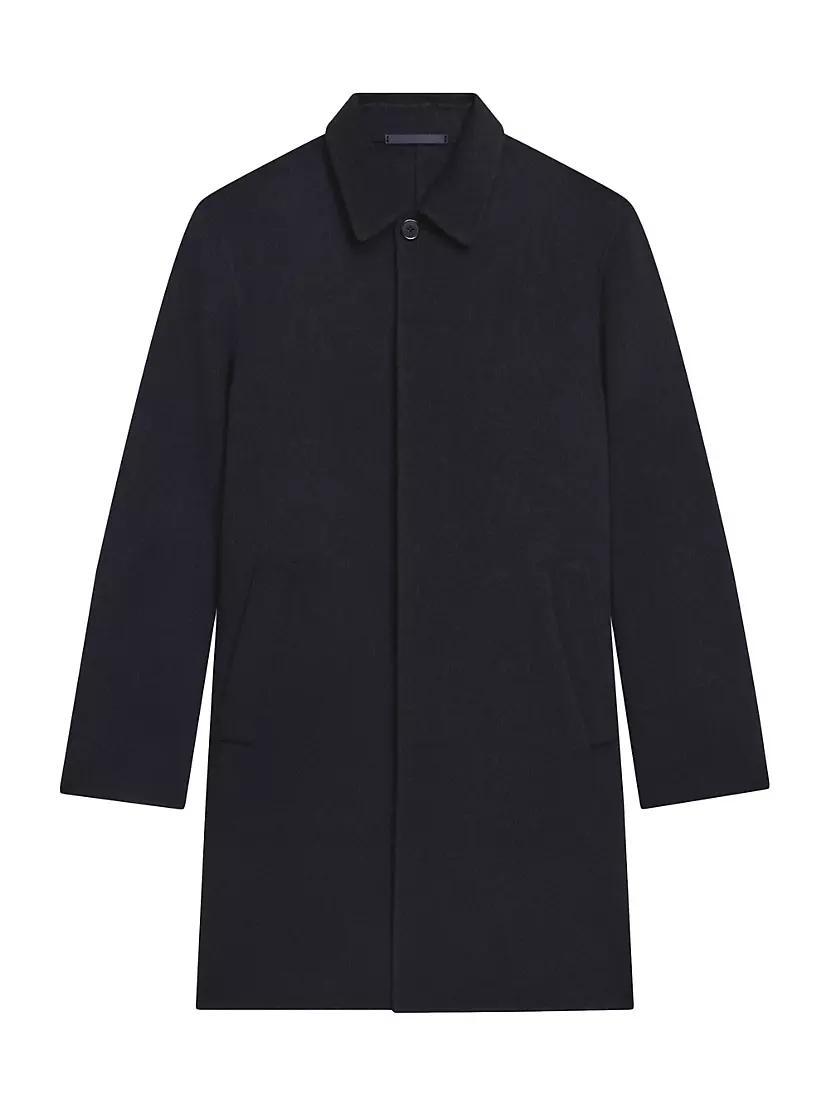 Double-Faced Wool-Cashmere Car Coat Product Image