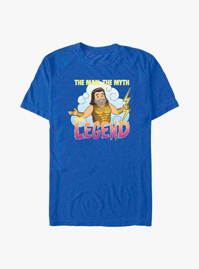 Marvel Thor: Love and Thunder Zeus Man Myth Legend T-Shirt Product Image