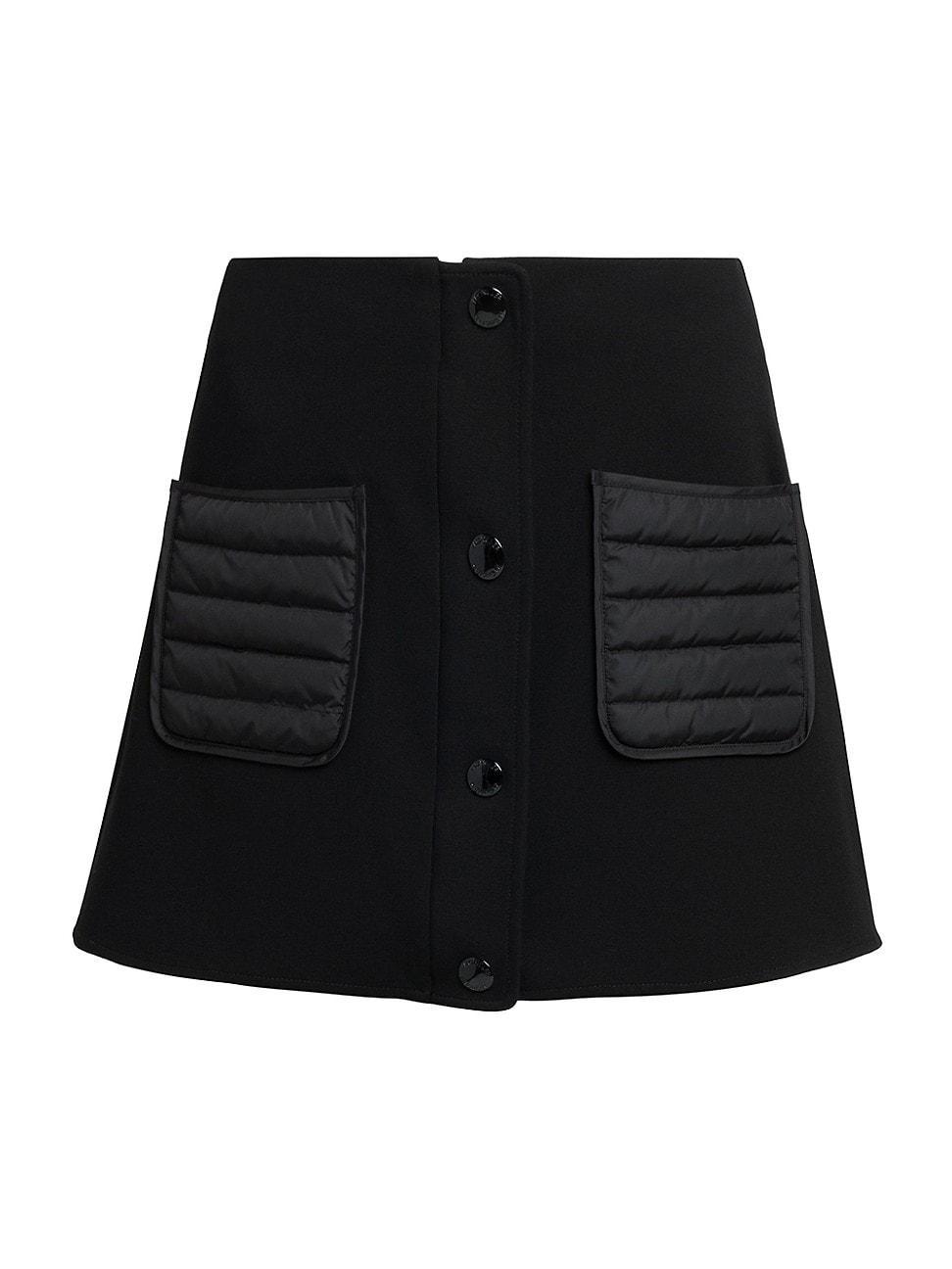 Womens Short Skirt with Patch Pockets Product Image