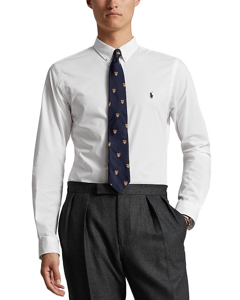 Polo Ralph Lauren Slim Fit Long Sleeve Poplin Button Down Shirt Product Image