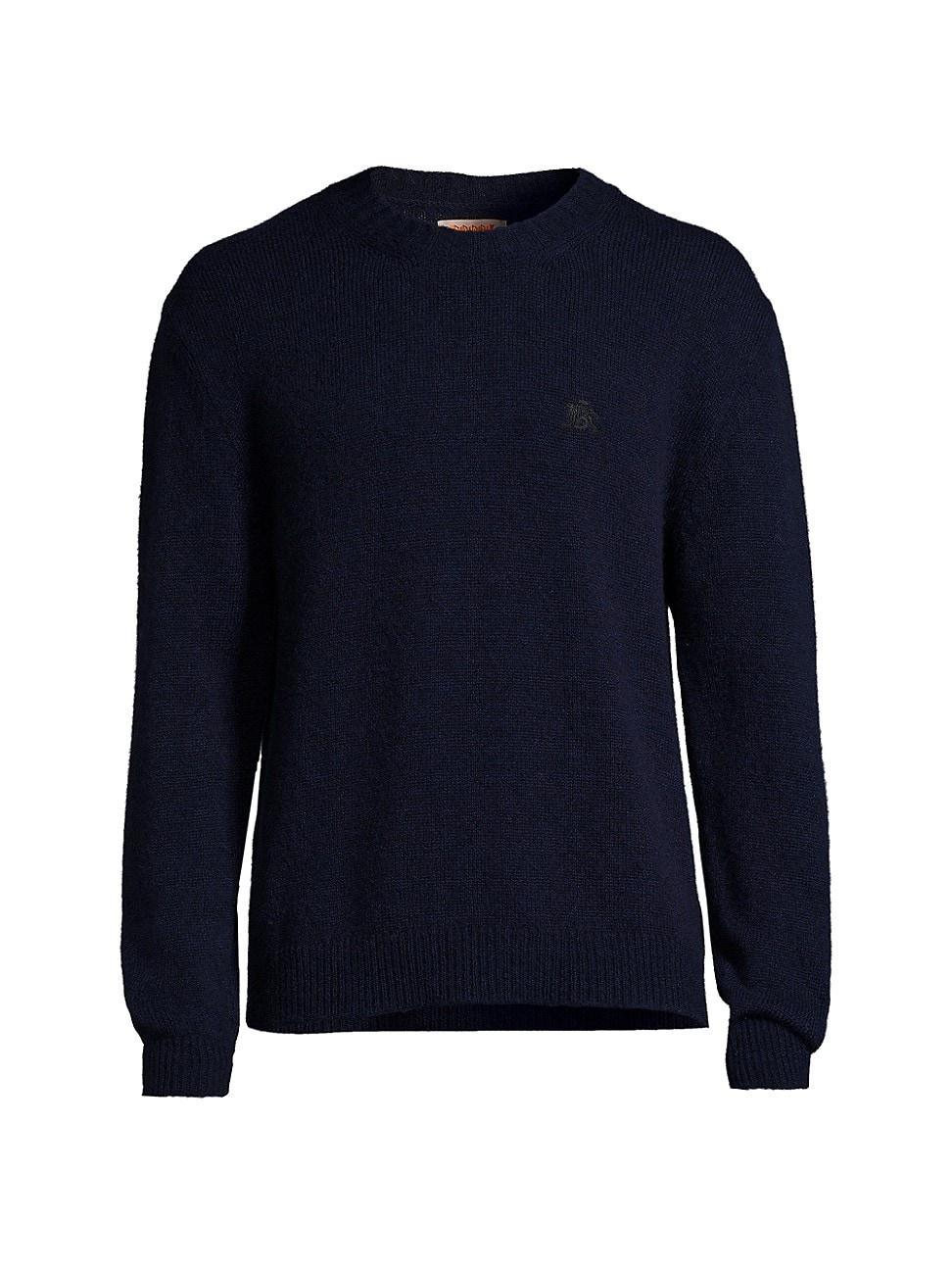 Mens Wool-Blend Crewneck Sweater Product Image