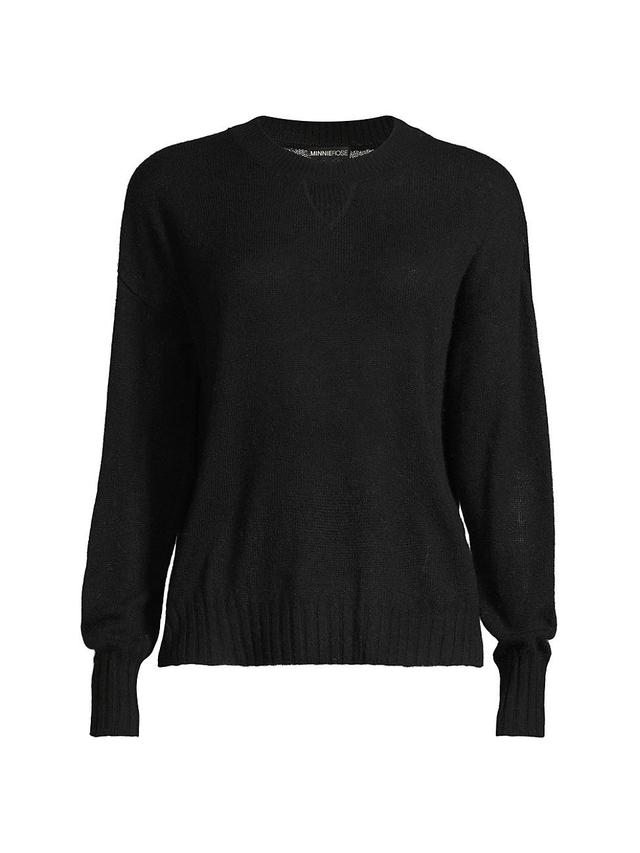 Womens Cashmere Crewneck Sweater Product Image