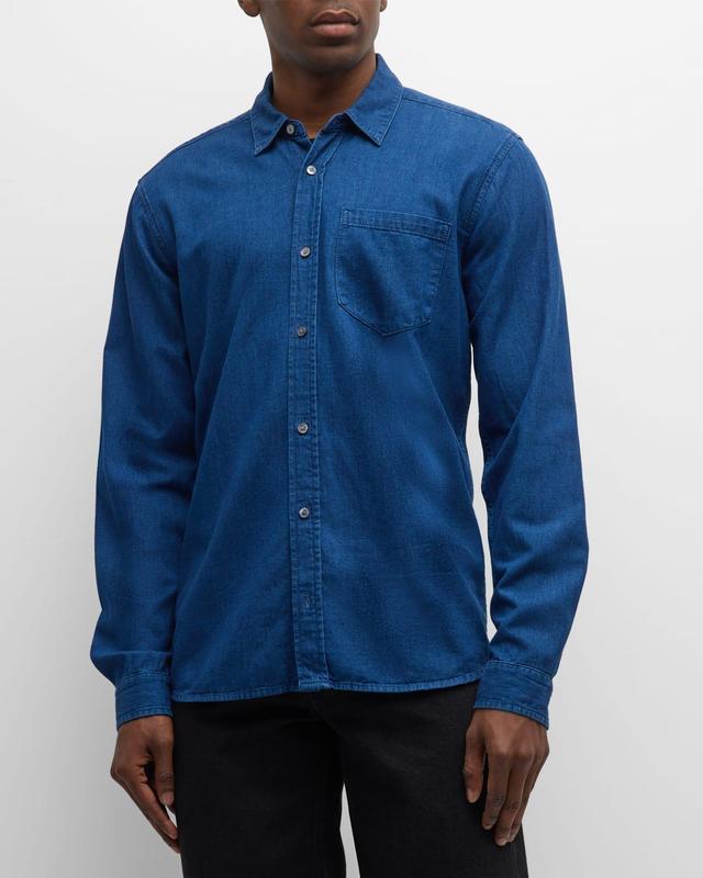 Mens Chambray Sport Shirt Product Image