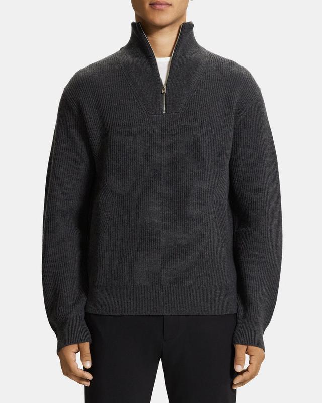 Lamar Quarter-Zip Sweater in Merino Wool Product Image