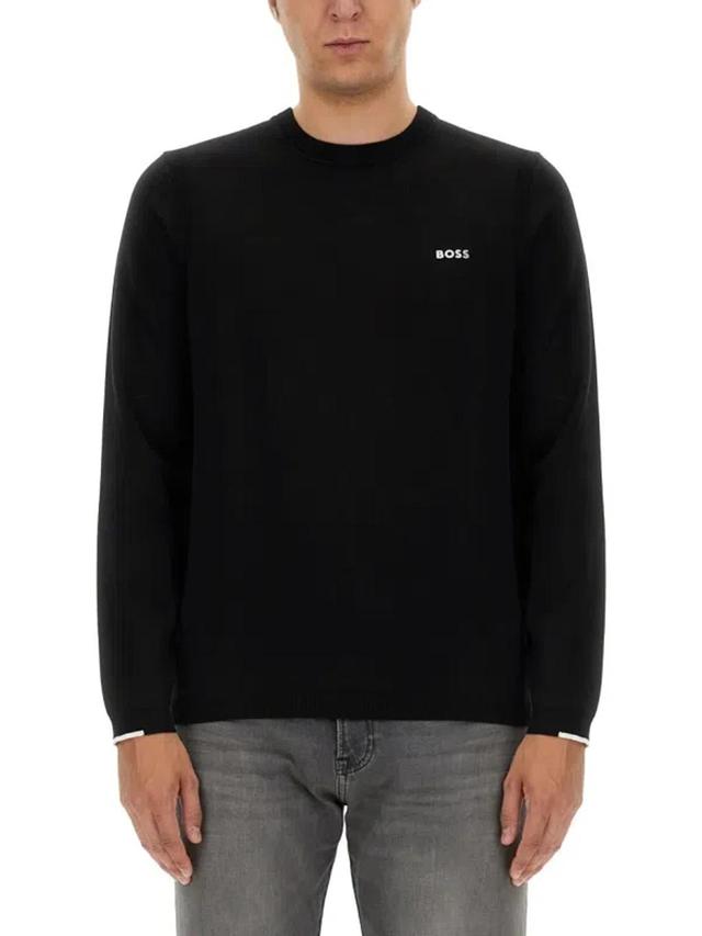 Sweatshirt With Logo In Black Product Image