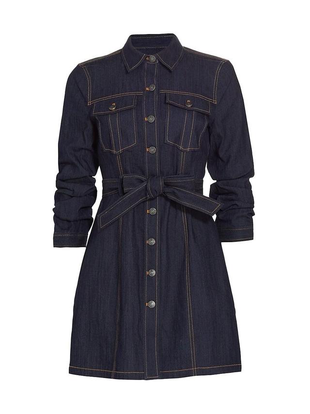 Womens Clea Denim Minidress Product Image