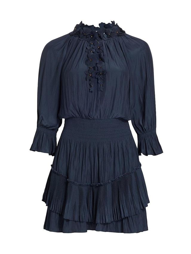 Womens Alison Pleated Minidress Product Image