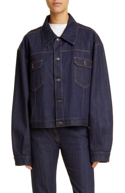 The Row Ness Denim Trucker Jacket Product Image